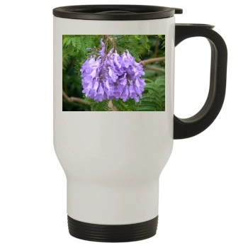 Flowers Stainless Steel Travel Mug