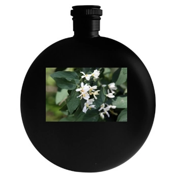 Flowers Round Flask