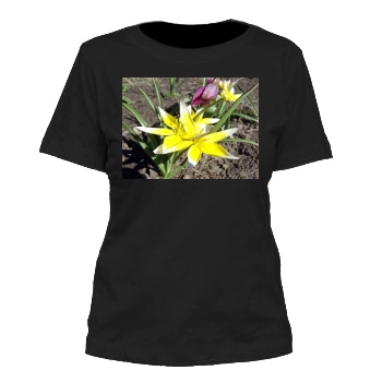 Flowers Women's Cut T-Shirt