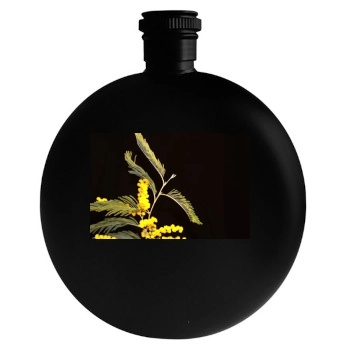 Flowers Round Flask