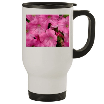 Flowers Stainless Steel Travel Mug