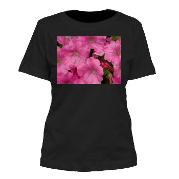 Flowers Women's Cut T-Shirt