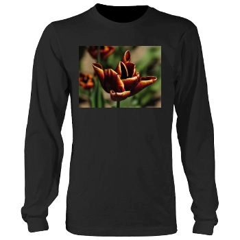 Flowers Men's Heavy Long Sleeve TShirt