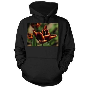 Flowers Mens Pullover Hoodie Sweatshirt