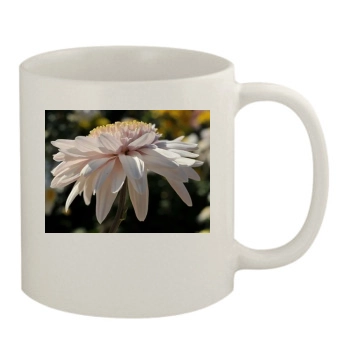 Flowers 11oz White Mug