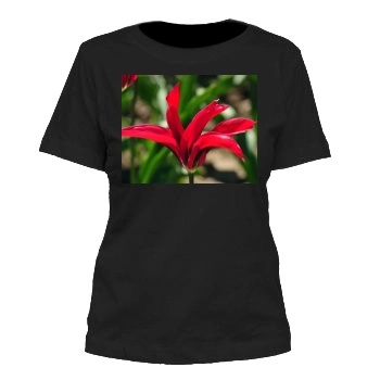 Flowers Women's Cut T-Shirt