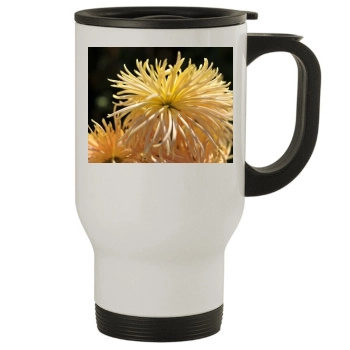 Flowers Stainless Steel Travel Mug