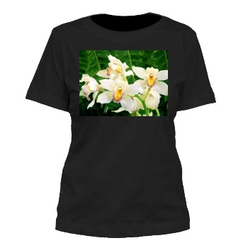 Flowers Women's Cut T-Shirt