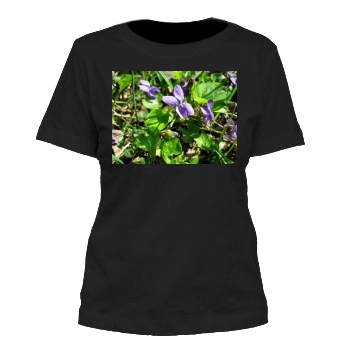 Flowers Women's Cut T-Shirt