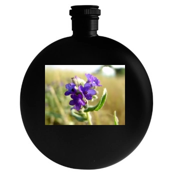 Flowers Round Flask