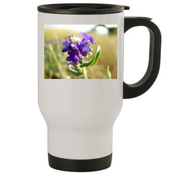 Flowers Stainless Steel Travel Mug