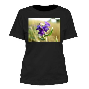 Flowers Women's Cut T-Shirt