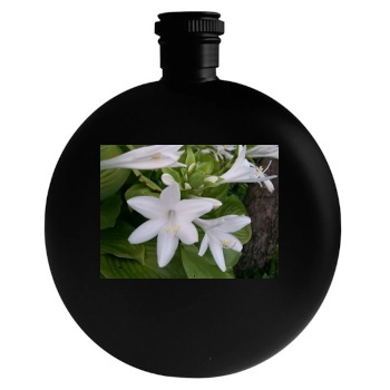 Flowers Round Flask