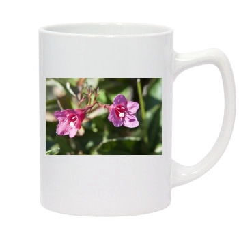 Flowers 14oz White Statesman Mug