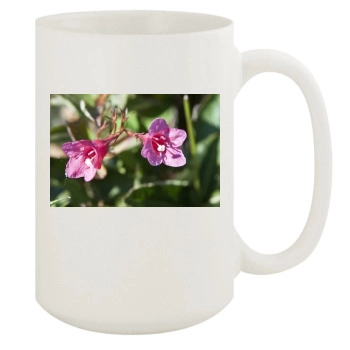 Flowers 15oz White Mug