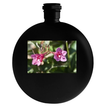 Flowers Round Flask