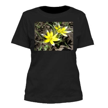 Flowers Women's Cut T-Shirt