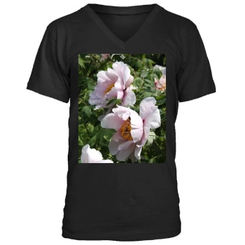 Flowers Men's V-Neck T-Shirt