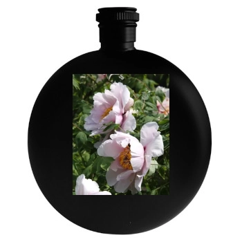 Flowers Round Flask