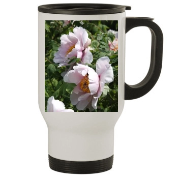 Flowers Stainless Steel Travel Mug