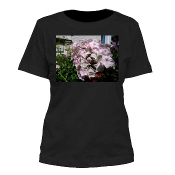 Flowers Women's Cut T-Shirt