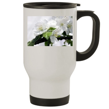 Flowers Stainless Steel Travel Mug