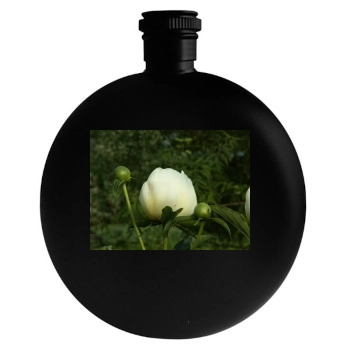 Flowers Round Flask