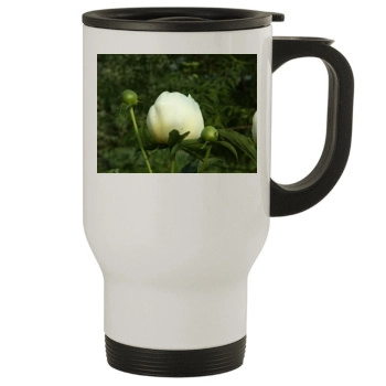 Flowers Stainless Steel Travel Mug