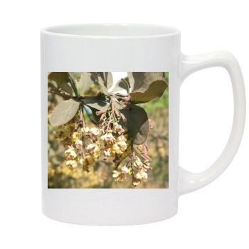 Flowers 14oz White Statesman Mug