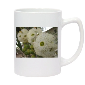 Flowers 14oz White Statesman Mug