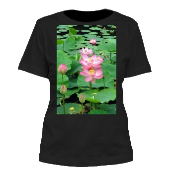 Flowers Women's Cut T-Shirt