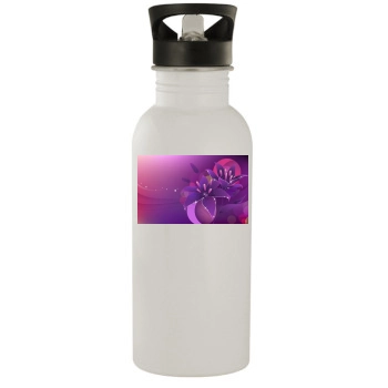 Flowers Stainless Steel Water Bottle