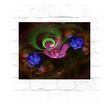 Flowers Metal Wall Art