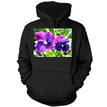 Flowers Mens Pullover Hoodie Sweatshirt