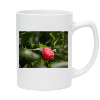 Flowers 14oz White Statesman Mug