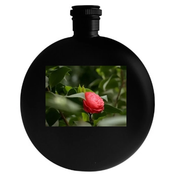 Flowers Round Flask