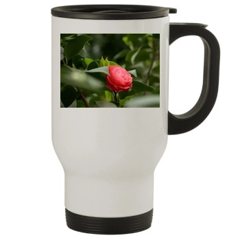 Flowers Stainless Steel Travel Mug