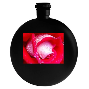 Flowers Round Flask