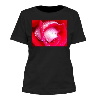 Flowers Women's Cut T-Shirt