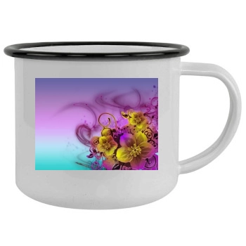 Flowers Camping Mug