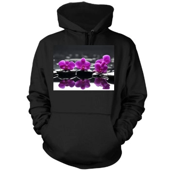 Flowers Mens Pullover Hoodie Sweatshirt