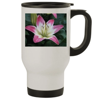 Flowers Stainless Steel Travel Mug