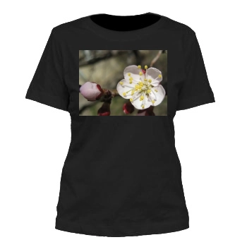 Flowers Women's Cut T-Shirt