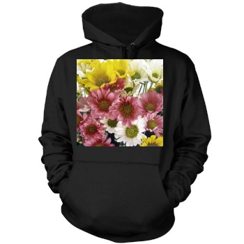 Flowers Mens Pullover Hoodie Sweatshirt