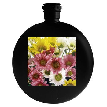 Flowers Round Flask