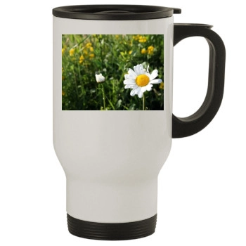 Flowers Stainless Steel Travel Mug