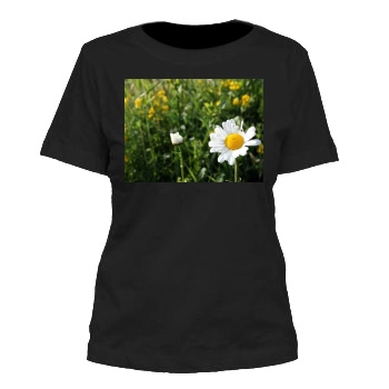 Flowers Women's Cut T-Shirt