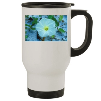 Flowers Stainless Steel Travel Mug