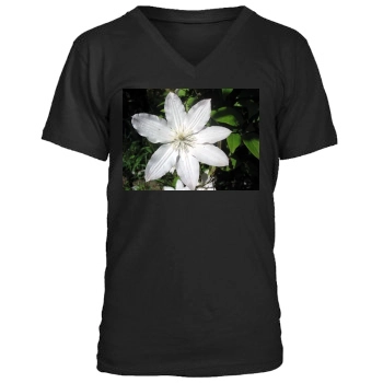 Flowers Men's V-Neck T-Shirt