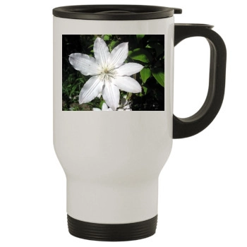 Flowers Stainless Steel Travel Mug